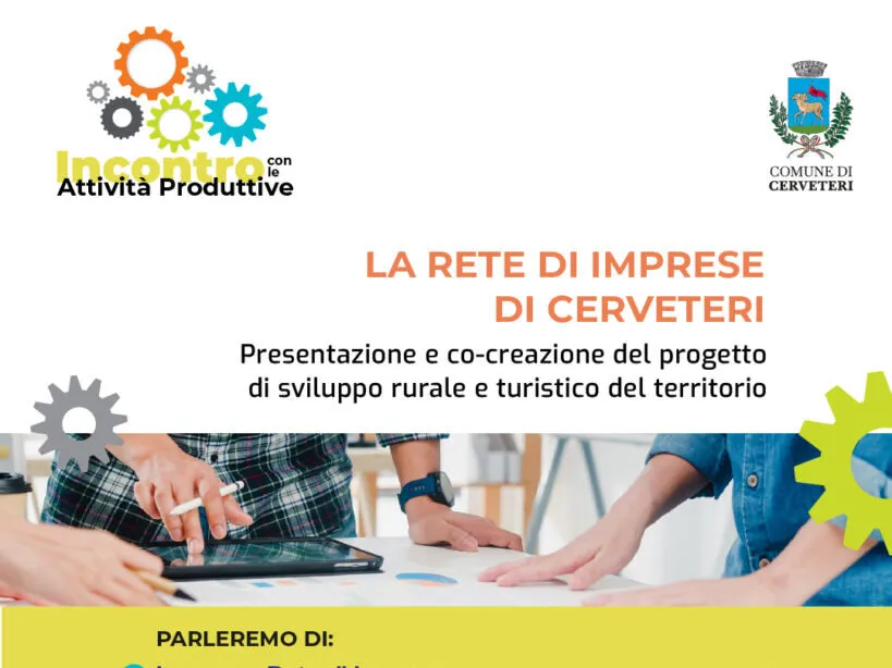 Costituzione della Rete di Impresa a Cerveteri, giovedì incontro con i commercianti in Sala Giunta - TRC Giornale