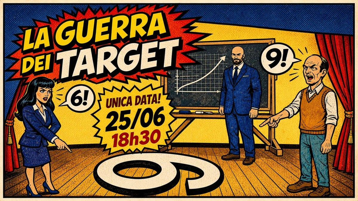 Università, a Tor Vergata torna lo spettacolo di teatro manageriale 'La guerra dei Target'