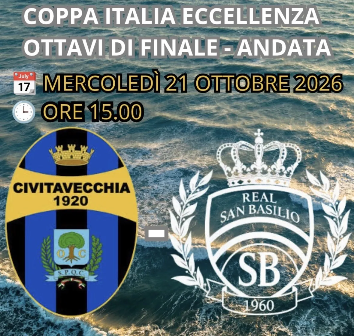 Calcio, Civitavecchia - San Basilio 1-0 in tempo reale - TRC Giornale