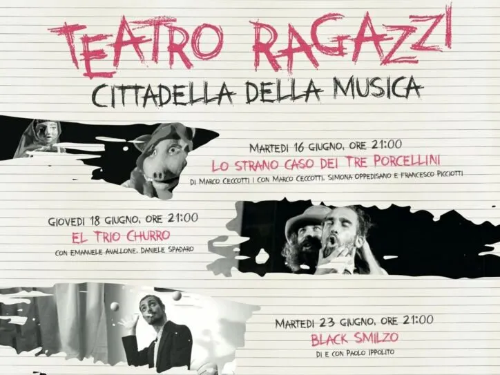 “Lo strano caso dei tre porcellini” apre “Teatro Ragazzi” alla Cittadella della Musica