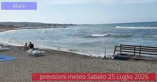 Civitavecchia: scirocco e caldo umido, serata più nuvolosa e mare in aumento